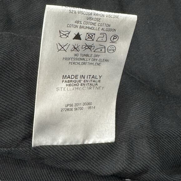 Stella McCartney Wool Shawl Blazer Jacket Black Tailored Size IT 40 / US 4 - Picture 13 of 13